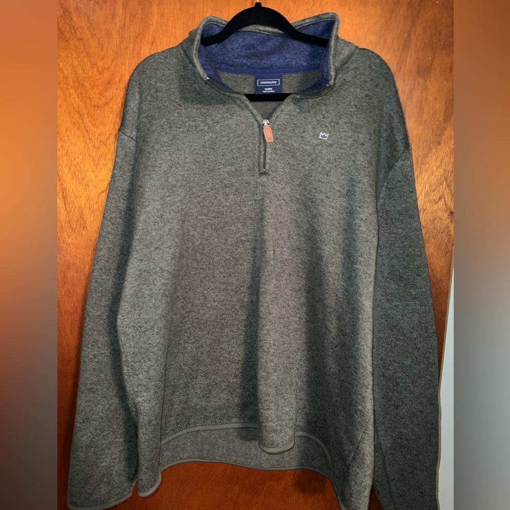 Crown & Ivy Men’s Green Pullover, Lightly worn, Size XL